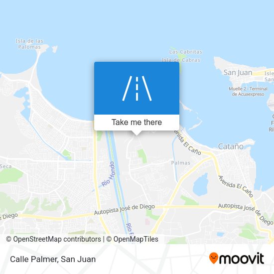 Mapa de Calle Palmer