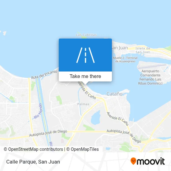 Mapa de Calle Parque