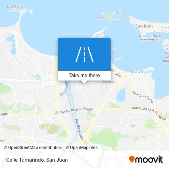 Calle Tamarindo map