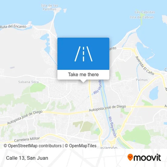 Mapa de Calle 13