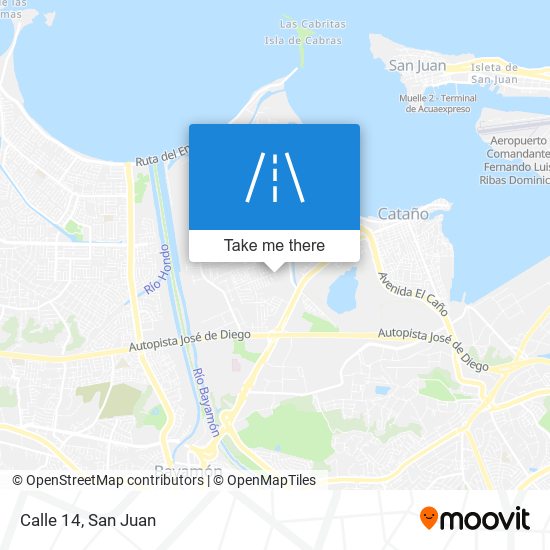 Mapa de Calle 14