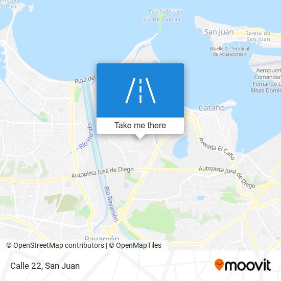 Mapa de Calle 22