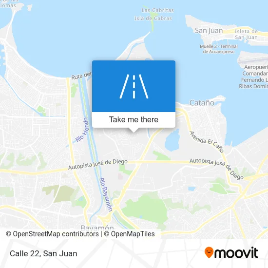 Calle 22 map
