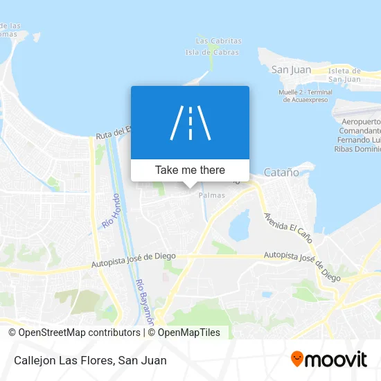 Mapa de Callejon Las Flores