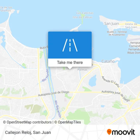 Mapa de Callejon Reloj