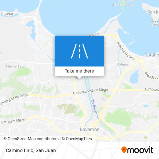 Mapa de Camino Lirio