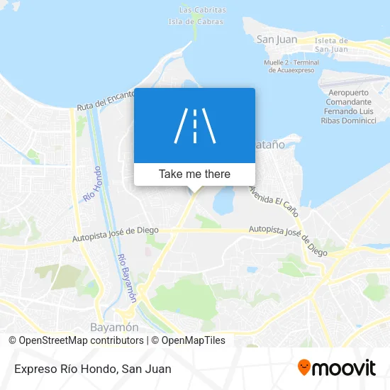 Mapa de Expreso Río Hondo