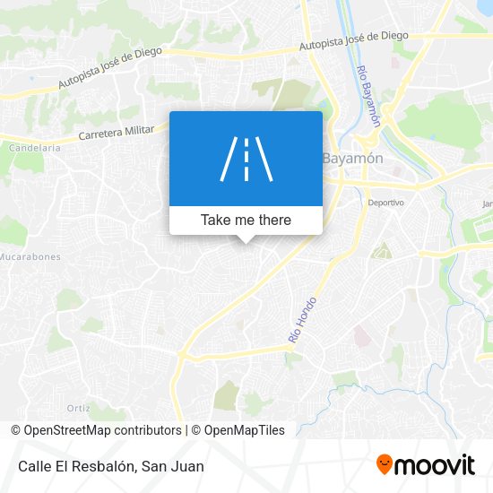 Calle El Resbalón map