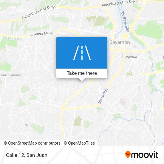Mapa de Calle 12