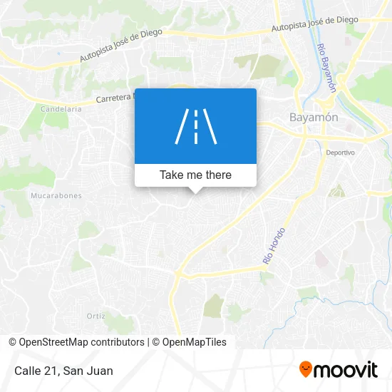 Mapa de Calle 21