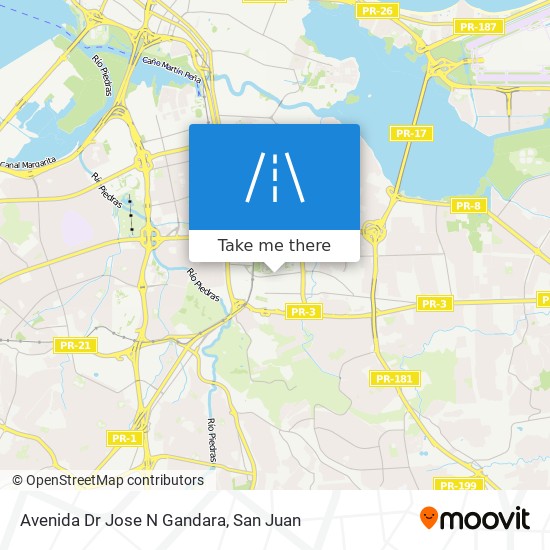 Avenida Dr Jose N Gandara map