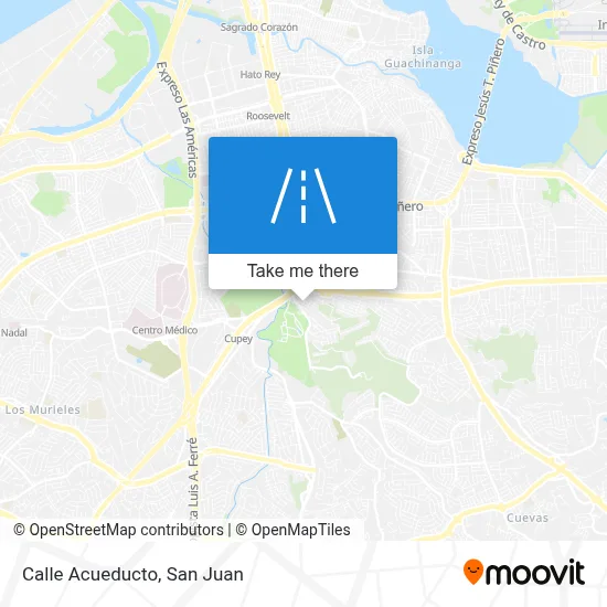 Mapa de Calle Acueducto