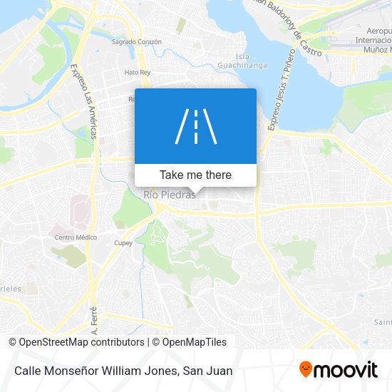 Mapa de Calle Monseñor William Jones