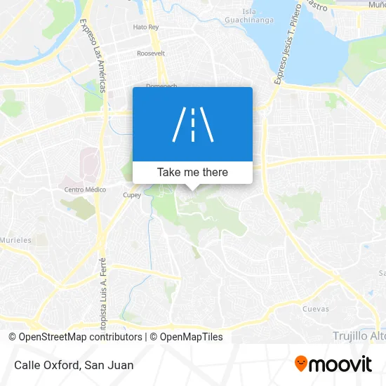 Mapa de Calle Oxford