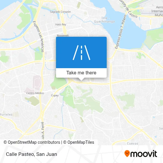 Mapa de Calle Pasteo