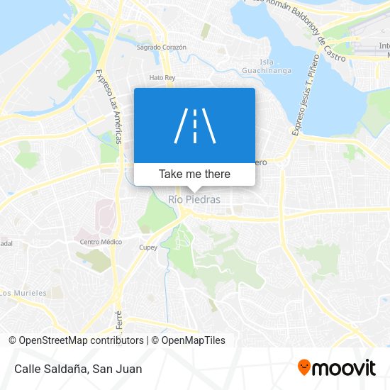 Mapa de Calle Saldaña