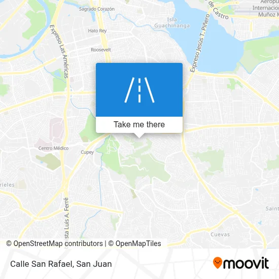 Calle San Rafael map