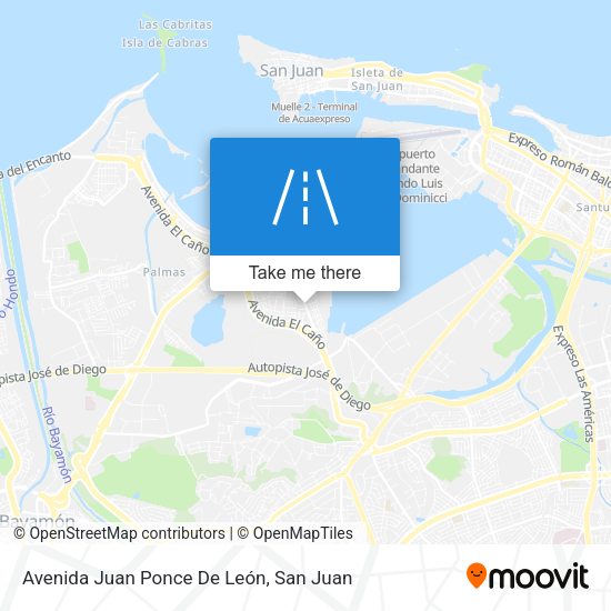 Mapa de Avenida Juan Ponce De León