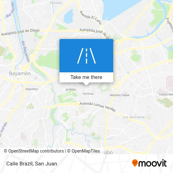 Mapa de Calle Brazil