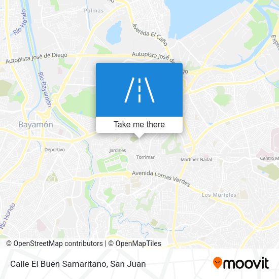 Mapa de Calle El Buen Samaritano