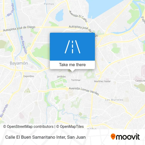 Mapa de Calle El Buen Samaritano Inter