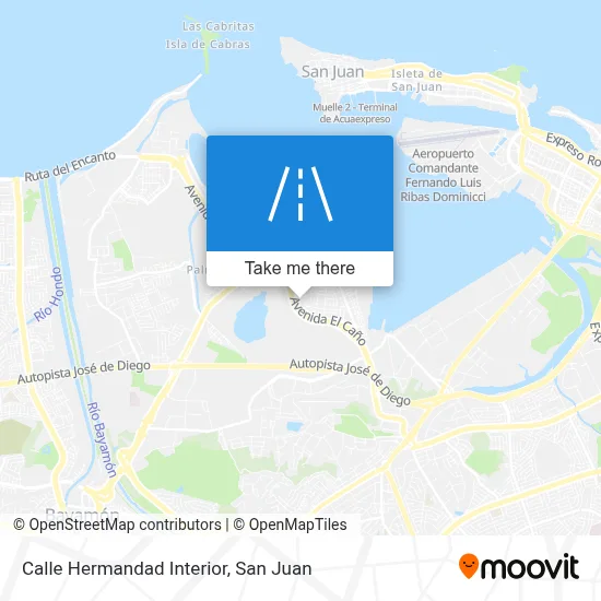 Calle Hermandad Interior map