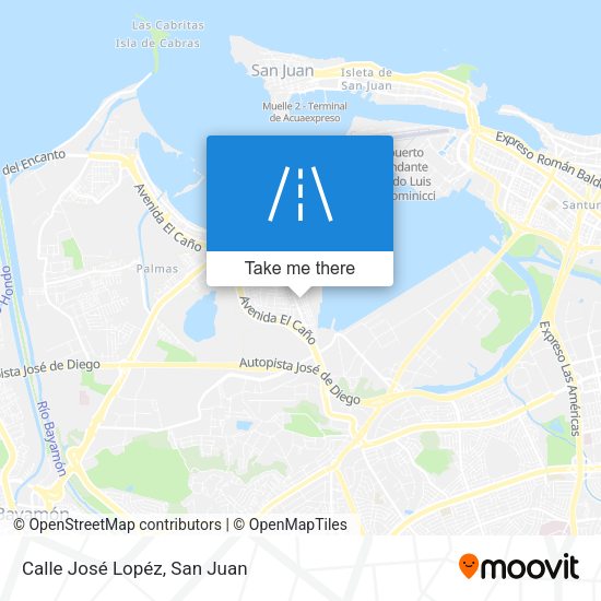 Calle José Lopéz map