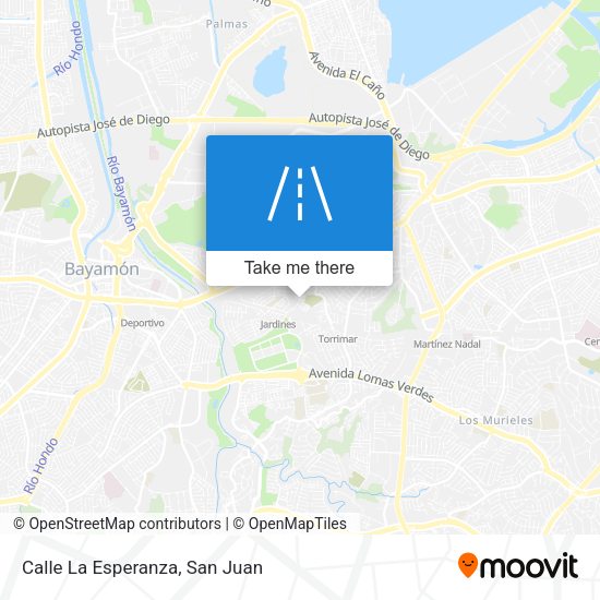 Mapa de Calle La Esperanza