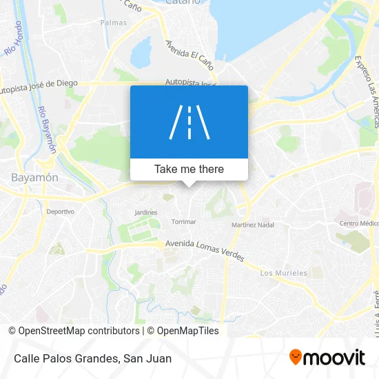 Calle Palos Grandes map