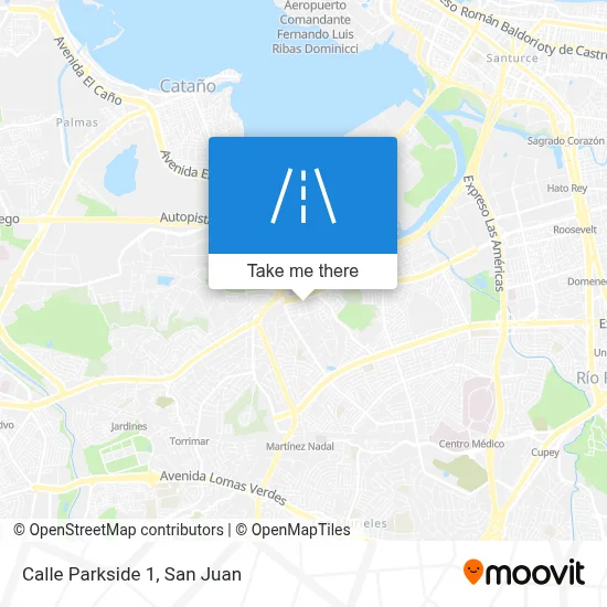 Calle Parkside 1 map