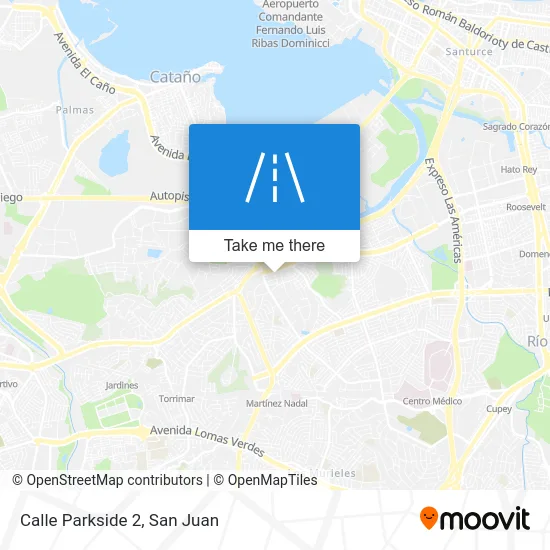 Mapa de Calle Parkside 2