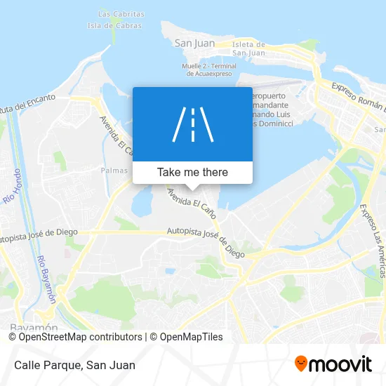 Mapa de Calle Parque