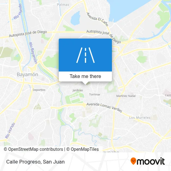 Mapa de Calle Progreso