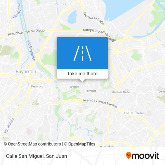 Mapa de Calle San Miguel