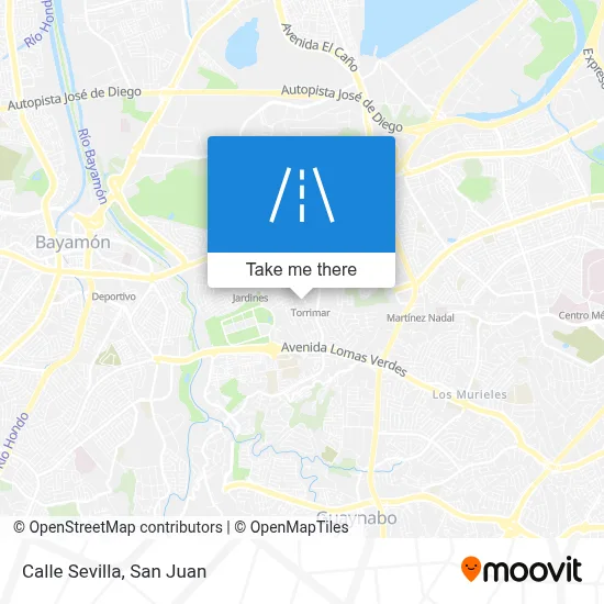 Mapa de Calle Sevilla