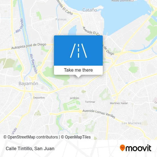 Mapa de Calle Tintillo