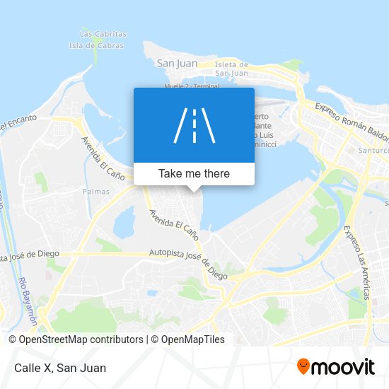 Mapa de Calle X