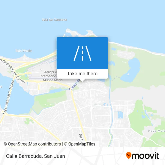 Calle Barracuda map