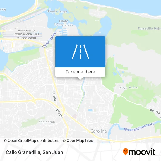 Calle Granadilla map