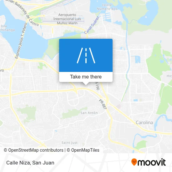 Mapa de Calle Niza