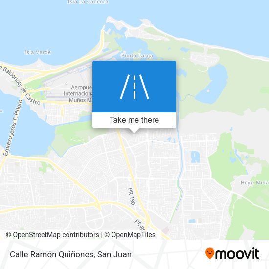 Mapa de Calle Ramón Quiñones