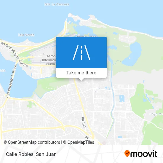 Mapa de Calle Robles