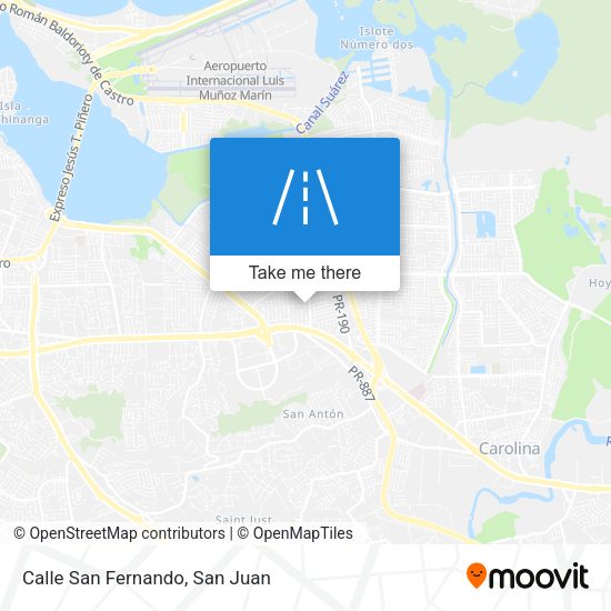 Mapa de Calle San Fernando