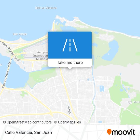 Mapa de Calle Valencia