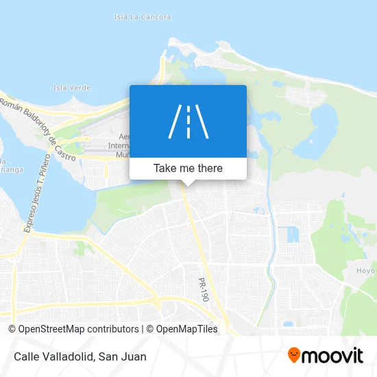 Calle Valladolid map