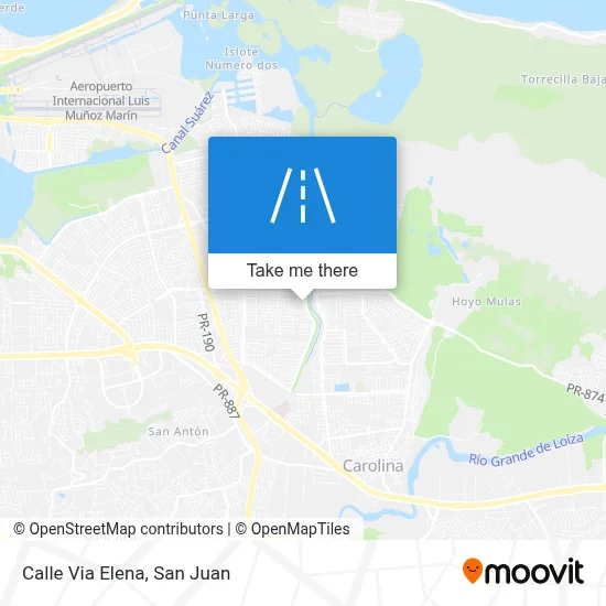 Mapa de Calle Via Elena