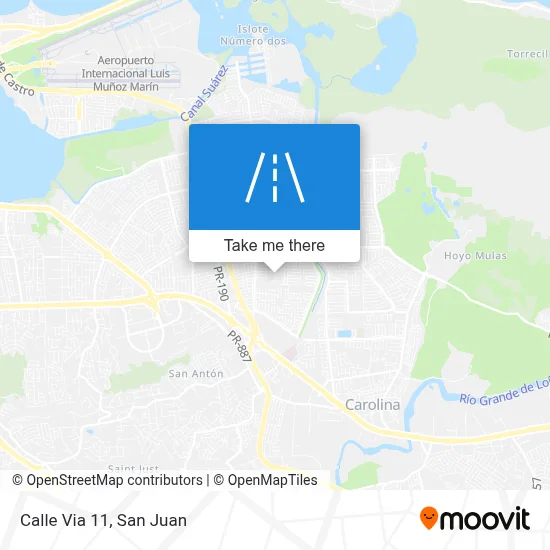 Mapa de Calle Via 11