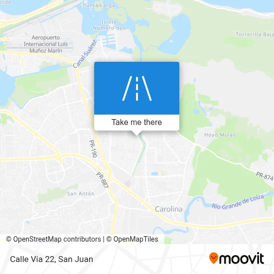 Mapa de Calle Via 22