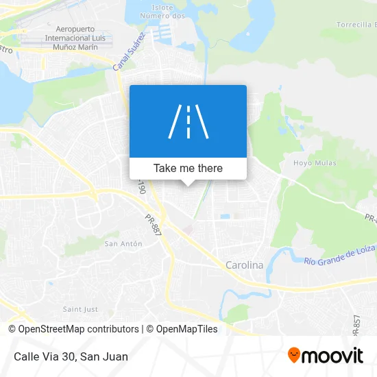 Mapa de Calle Via 30