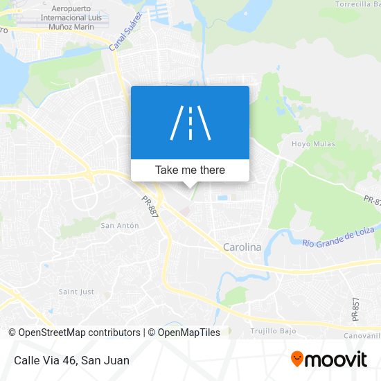 Mapa de Calle Via 46